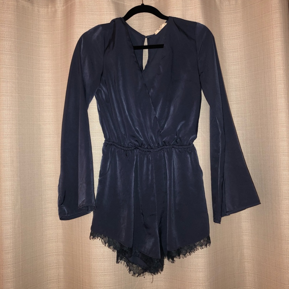 Navy romper